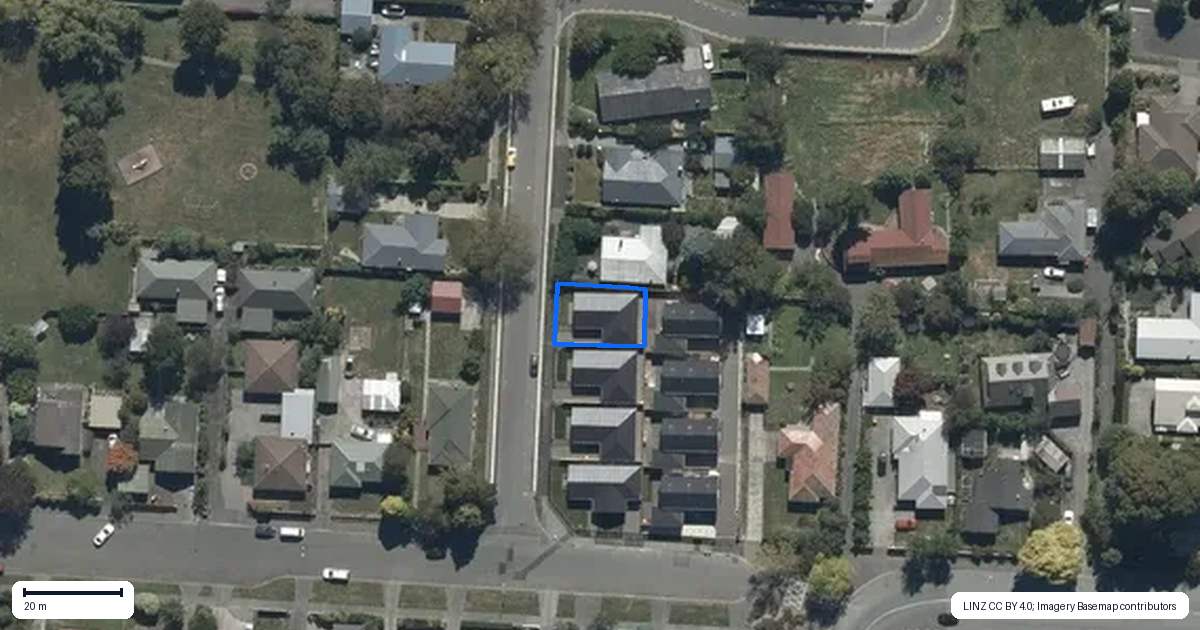 Property context map for 3/4 Ramore Place, Redwood, Christchurch