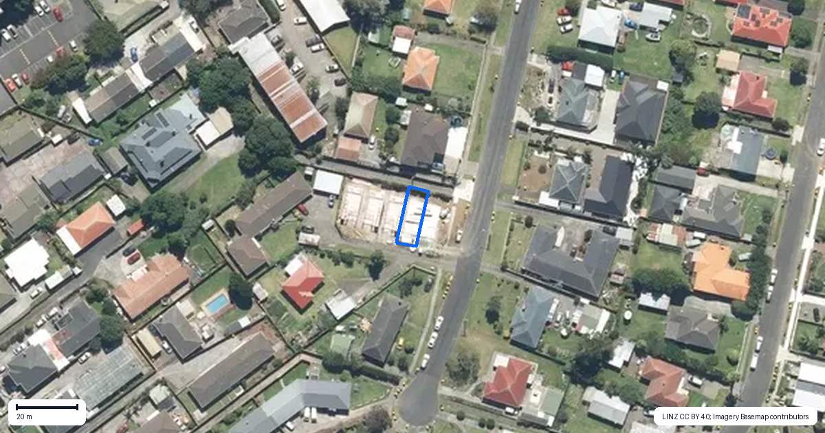 Property context map for 2/17 Rose Road, Papatoetoe, Auckland
