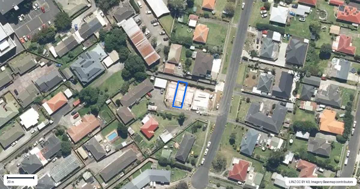 Property context map for 4/17 Rose Road, Papatoetoe, Auckland