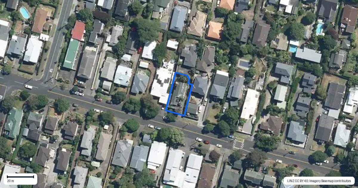 Property context map for 57A Shackleton Road, Mount Eden, Auckland