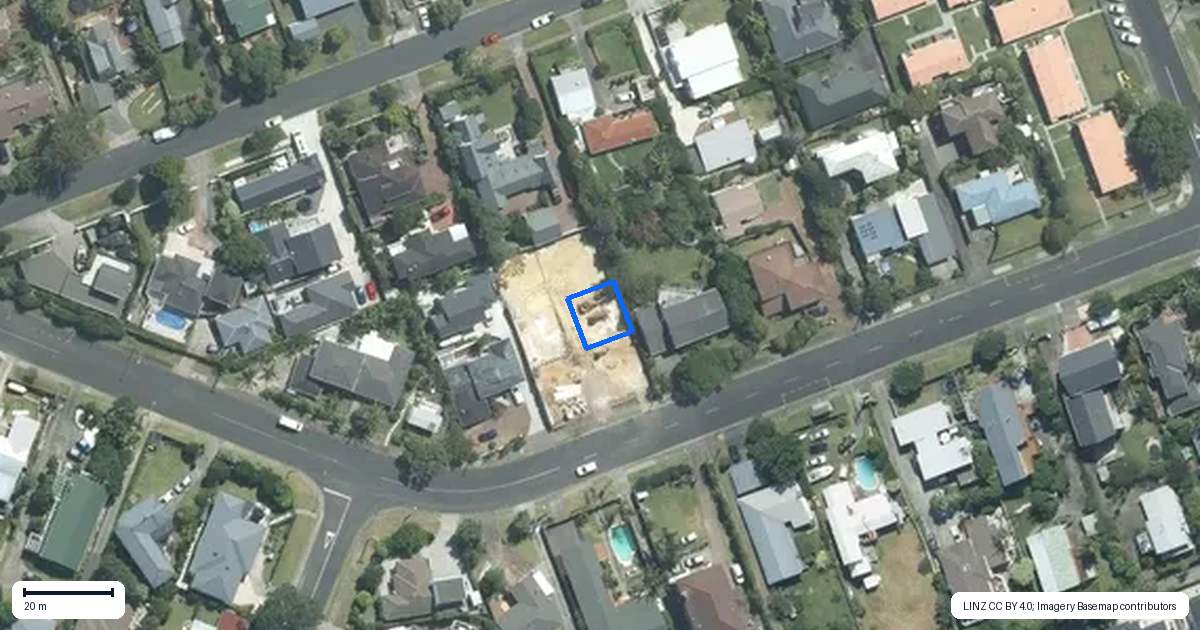 Property context map for 21B County Road, Torbay, Auckland