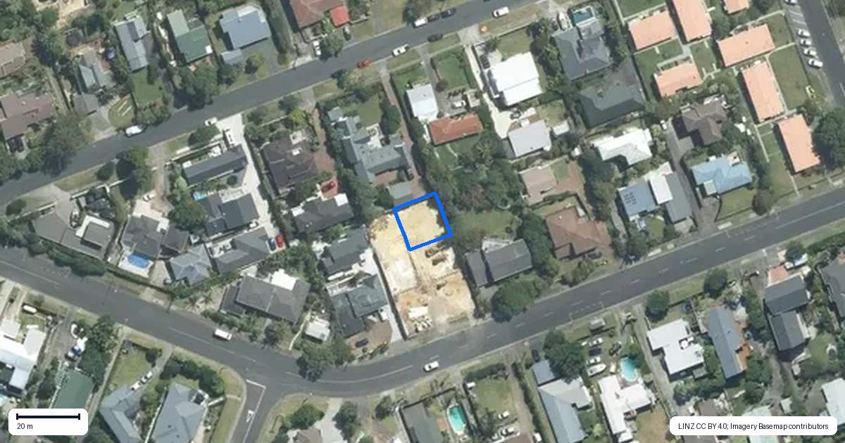 Property context map for 21C County Road, Torbay, Auckland