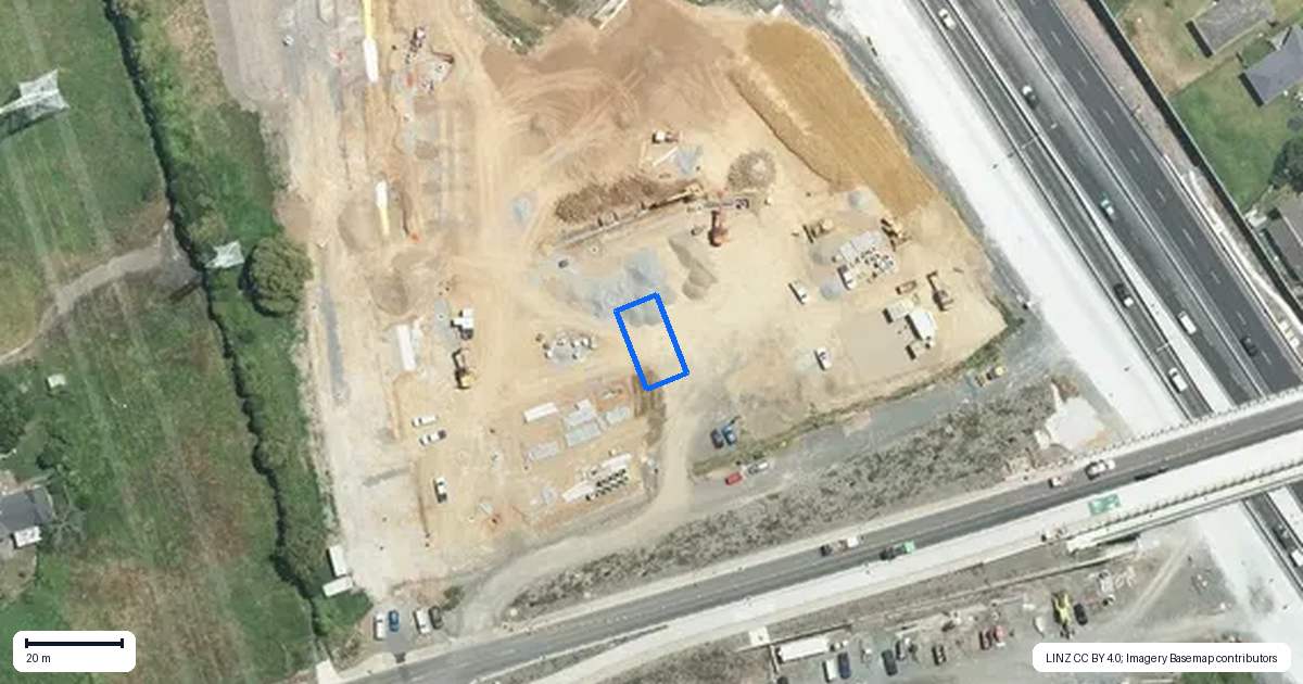 Property context map for 8 Longview Oak Lane, Rosehill, Papakura