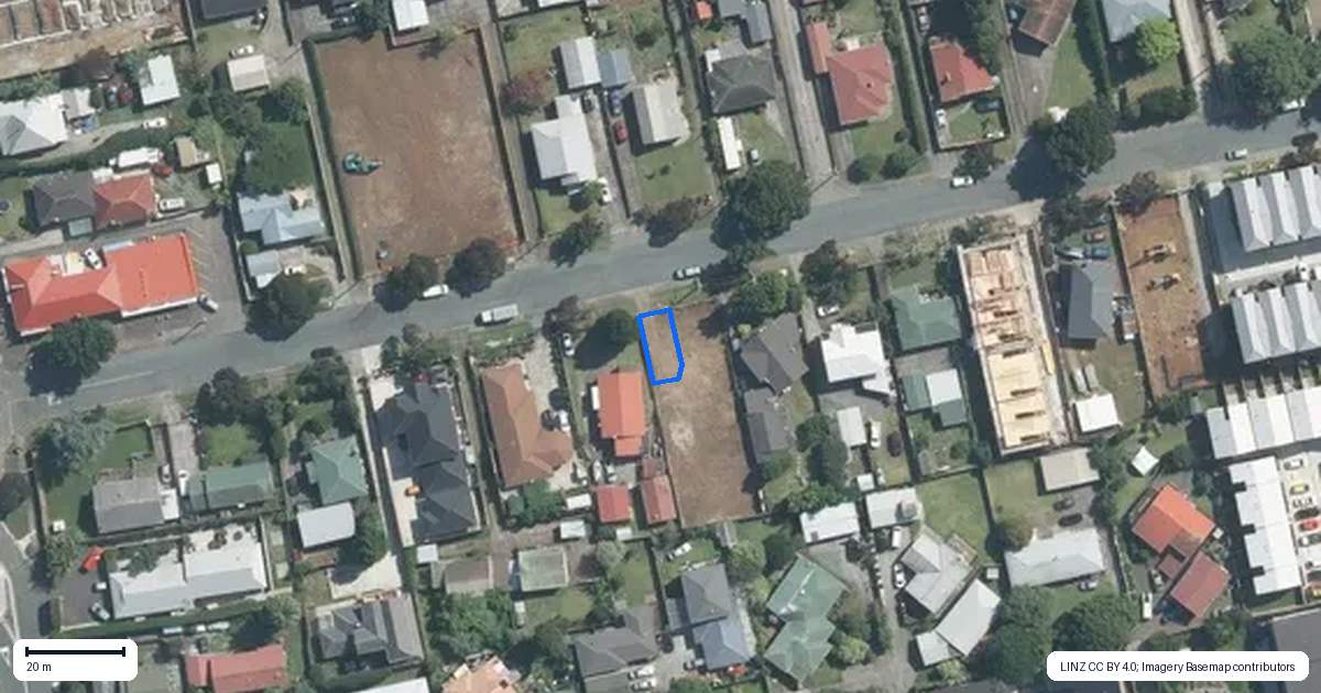 Property context map for 1/11 Camp Road, Mount Wellington, Auckland