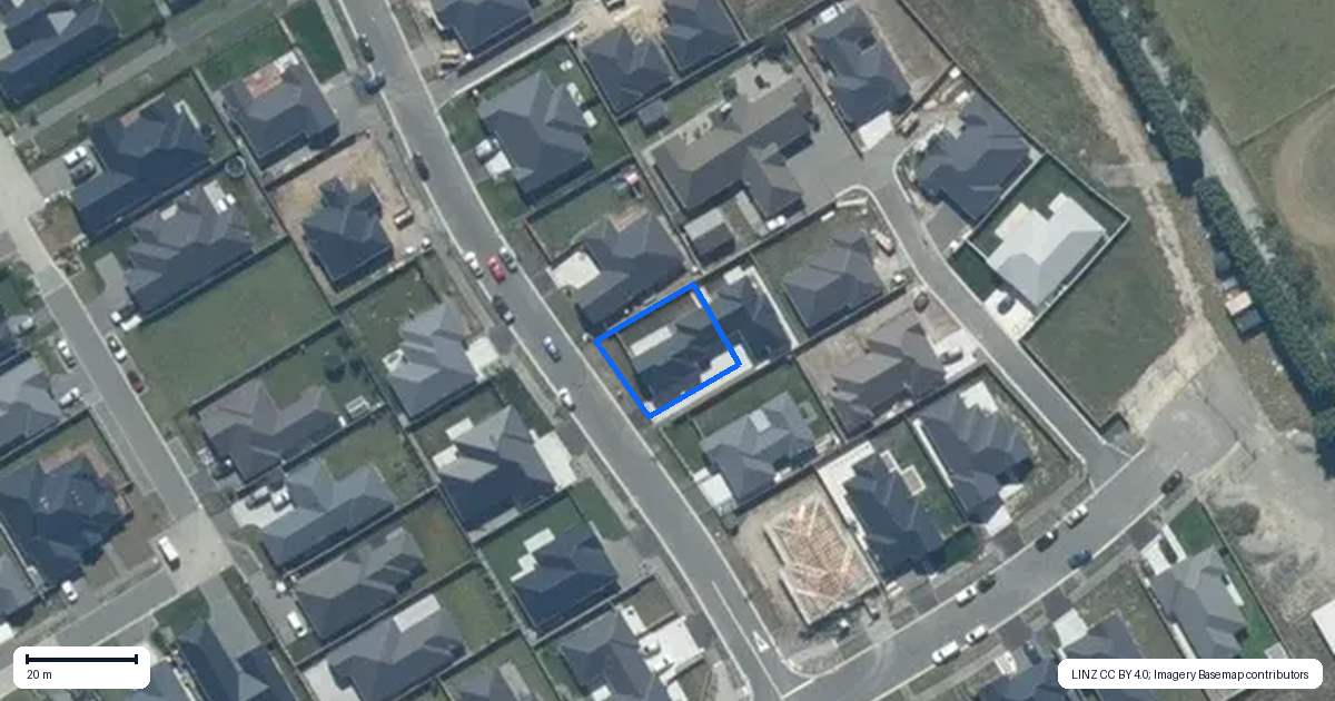 Property context map for 6A Radar Drive, Rolleston