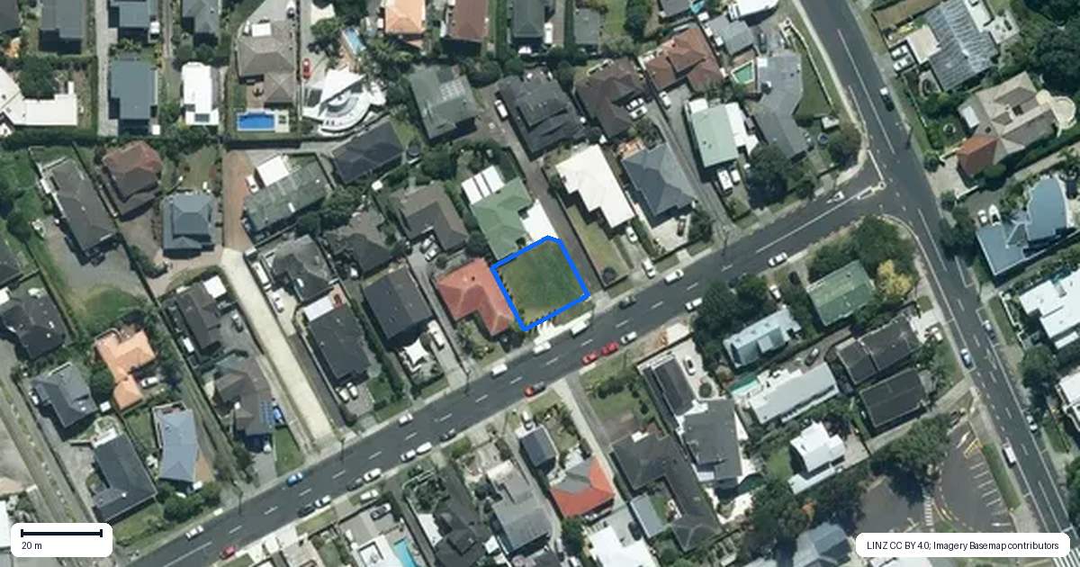 Property context map for 9B Waller Avenue, Bucklands Beach, Auckland