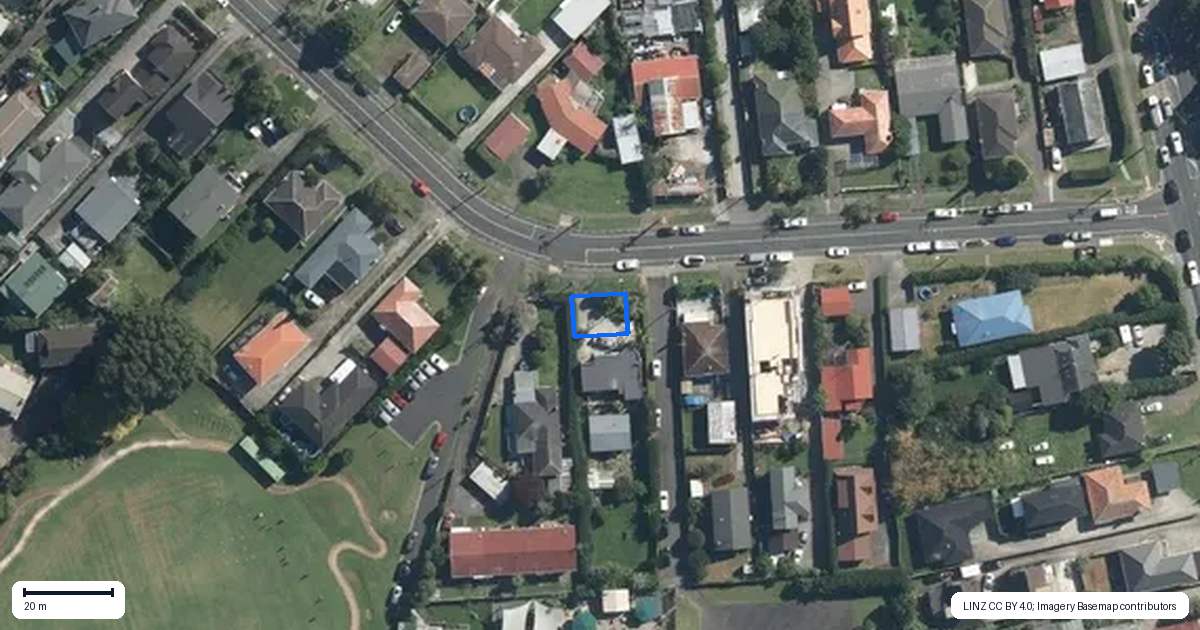 Property context map for 1/12 Hamlin Road, Mount Wellington, Auckland