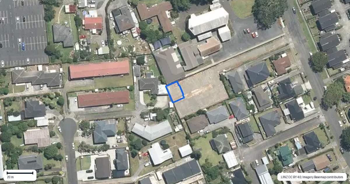 Property context map for 7D Landscape Road, Papatoetoe, Auckland