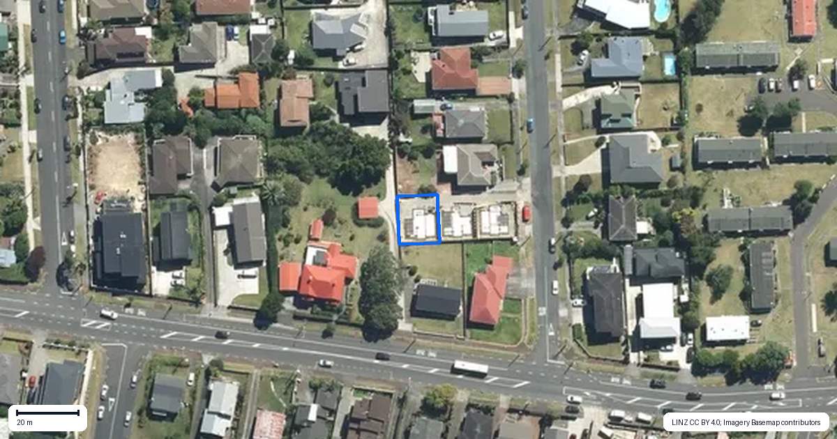 Property context map for 4B McFadzean Drive, Blockhouse Bay, Auckland
