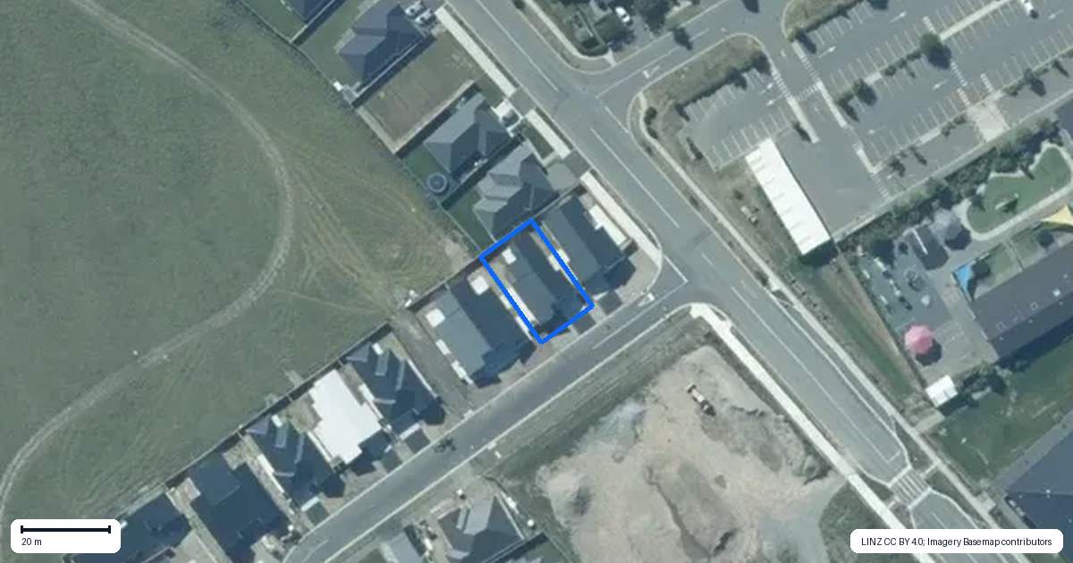 Property context map for 4 Tarata Way, Rolleston