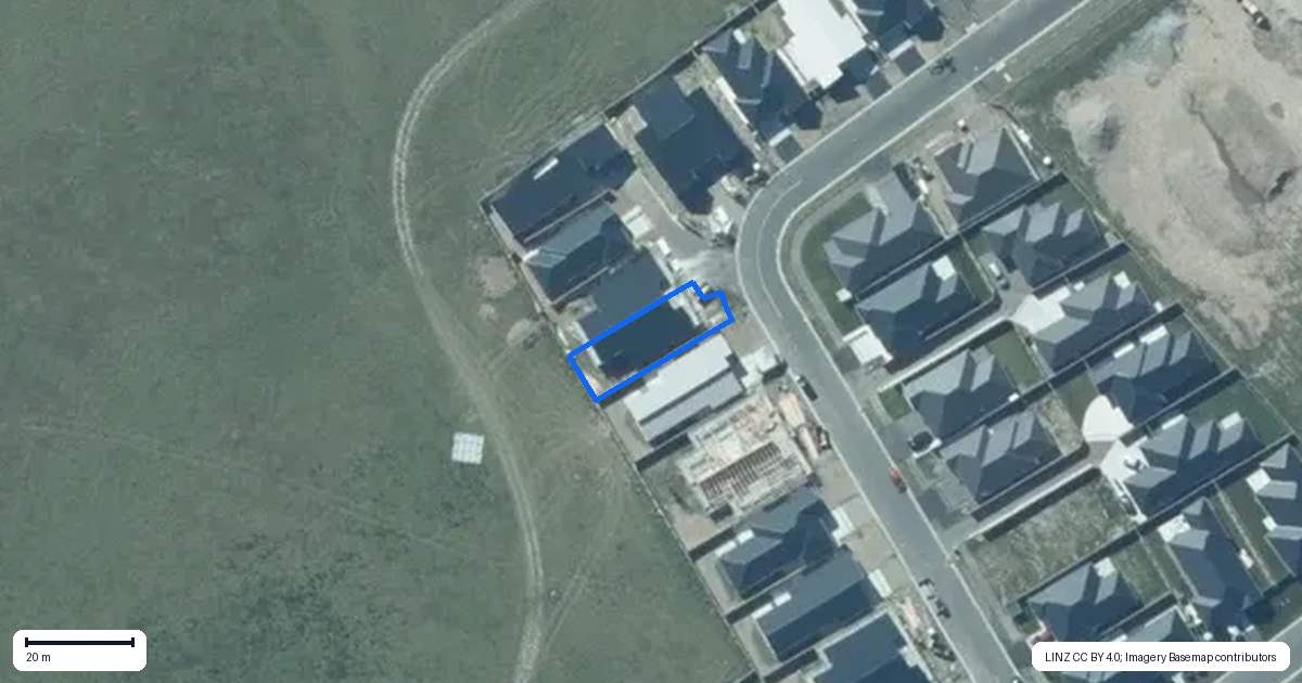 Property context map for 26 Tarata Way, Rolleston