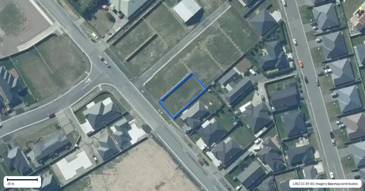 Property context map for 612 East Maddisons Road, Rolleston