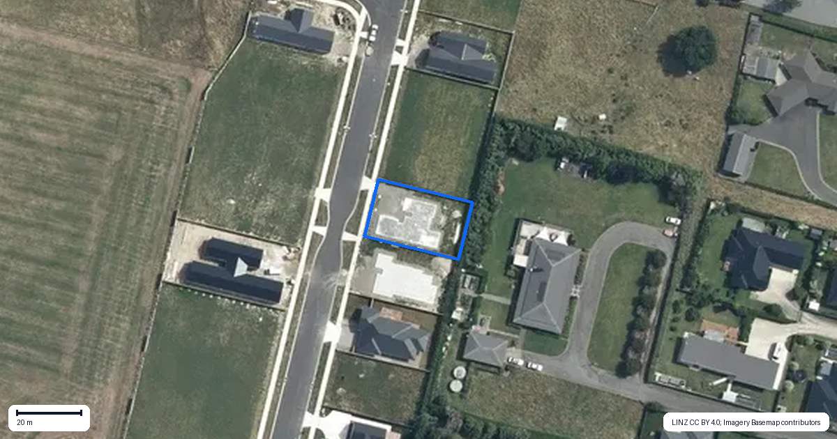 Property context map for 14 Parkside Avenue, Maewa, Feilding