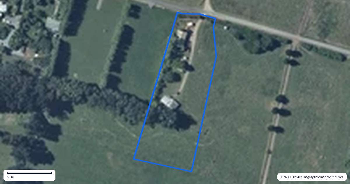 Property context map for 147 Papaitonga Lake Road, Ohau