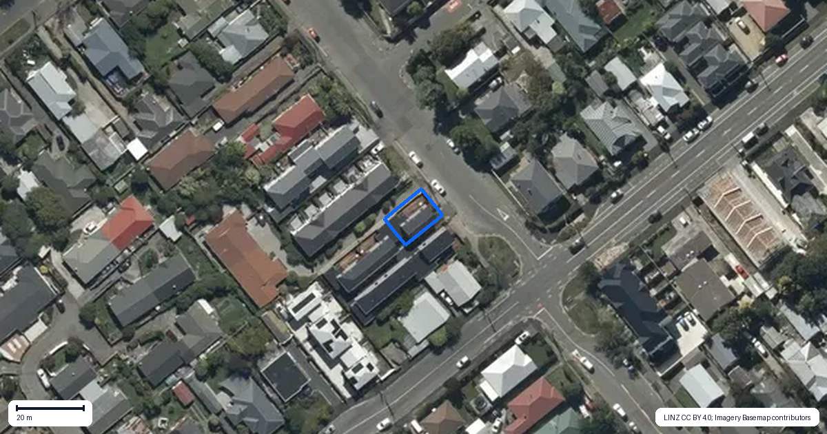 Property context map for 1/131 Simeon Street, Spreydon, Christchurch