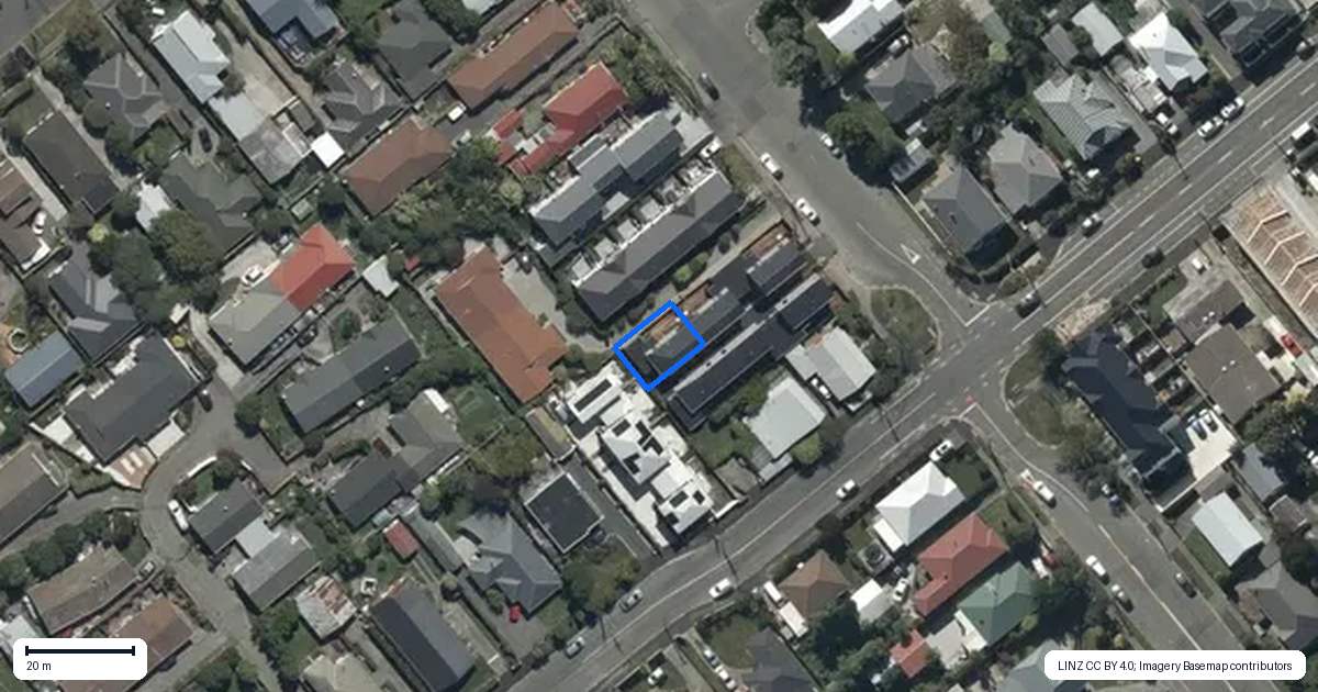 Property context map for 3/131 Simeon Street, Spreydon, Christchurch