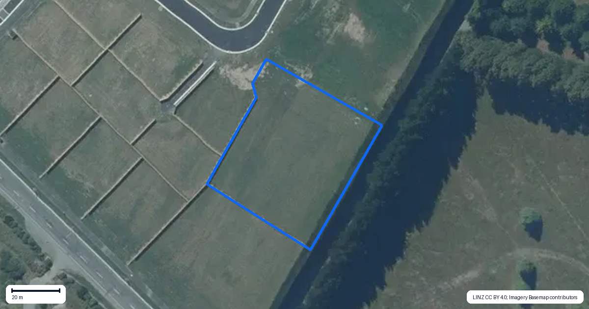 Property context map for 55 Panama Crescent, West Melton