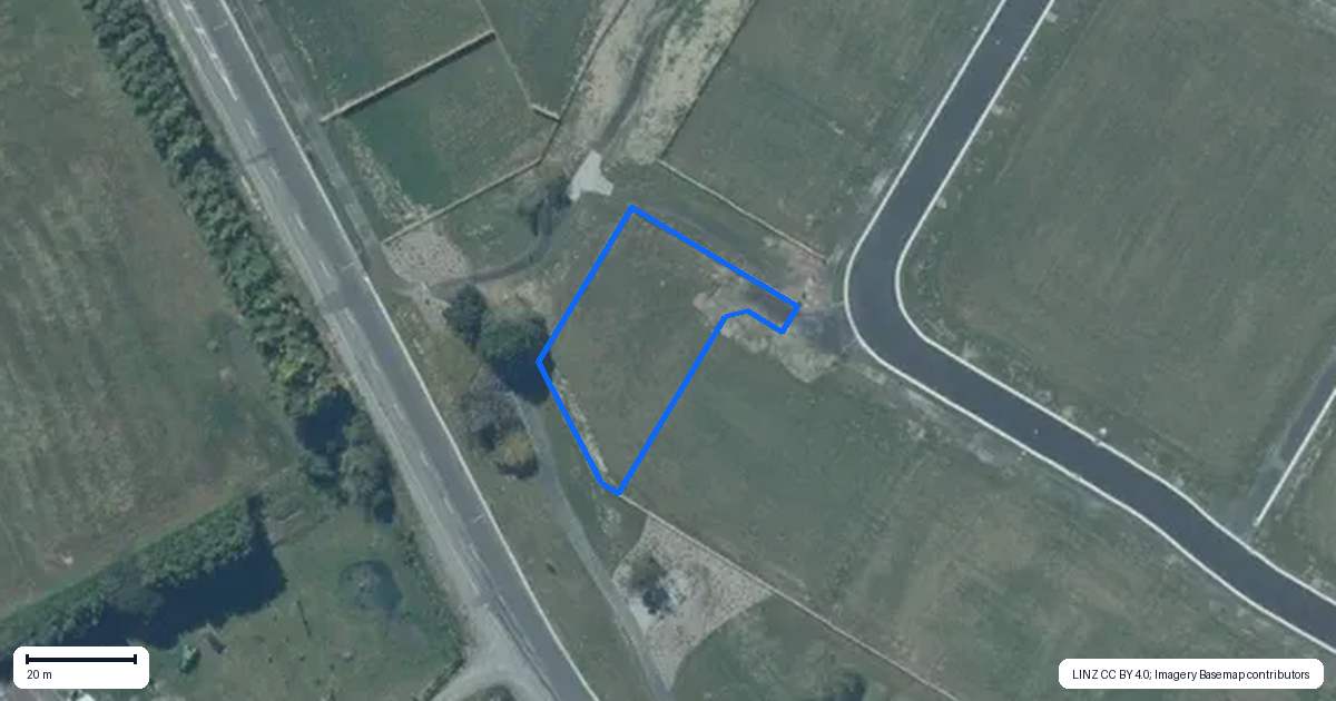 Property context map for 21 Corravally Rise, West Melton