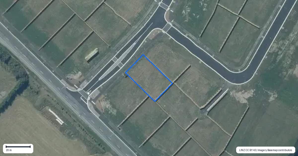 Property context map for 153 Ridgeland Way, West Melton