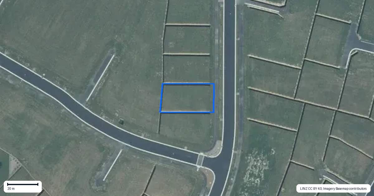 Property context map for 136 Ridgeland Way, West Melton