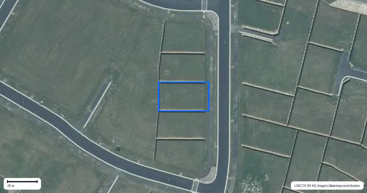 Property context map for 134 Ridgeland Way, West Melton