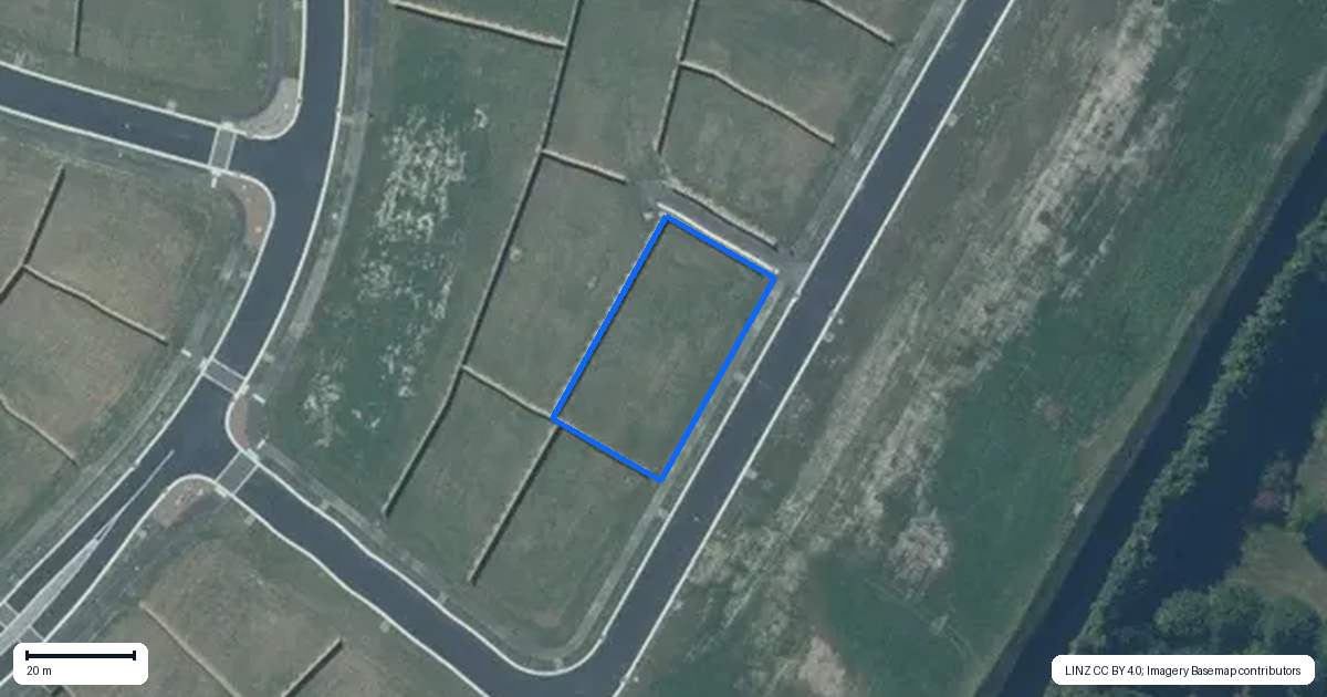 Property context map for 72 Panama Crescent, West Melton