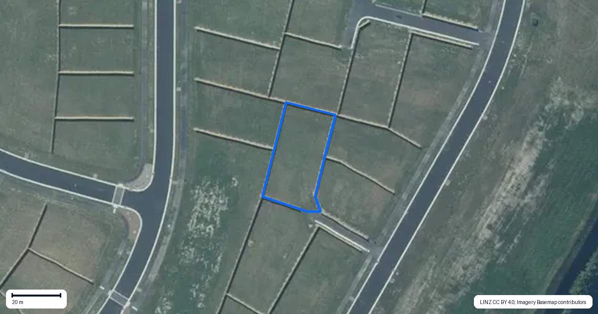 Property context map for 66 Panama Crescent, West Melton