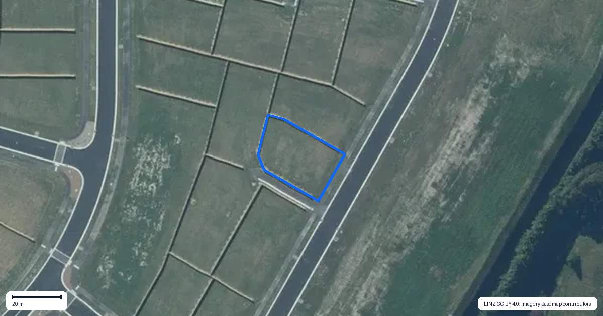 Property context map for 64 Panama Crescent, West Melton