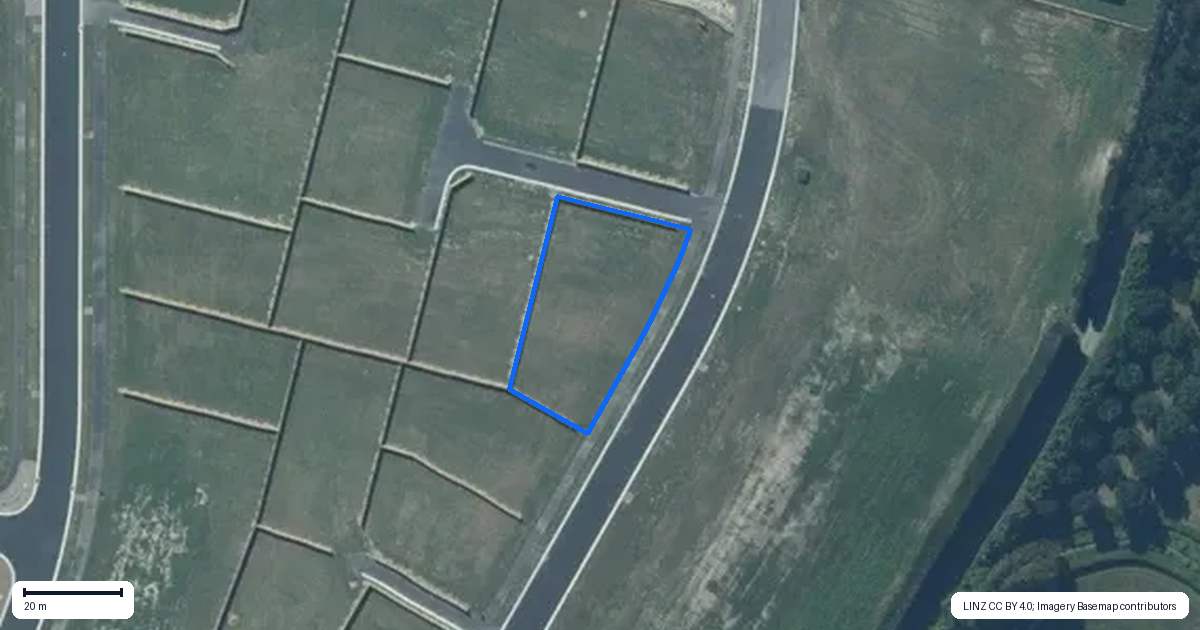 Property context map for 58 Panama Crescent, West Melton