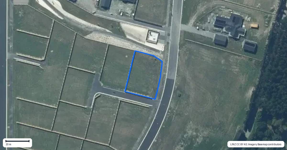 Property context map for 54 Panama Crescent, West Melton