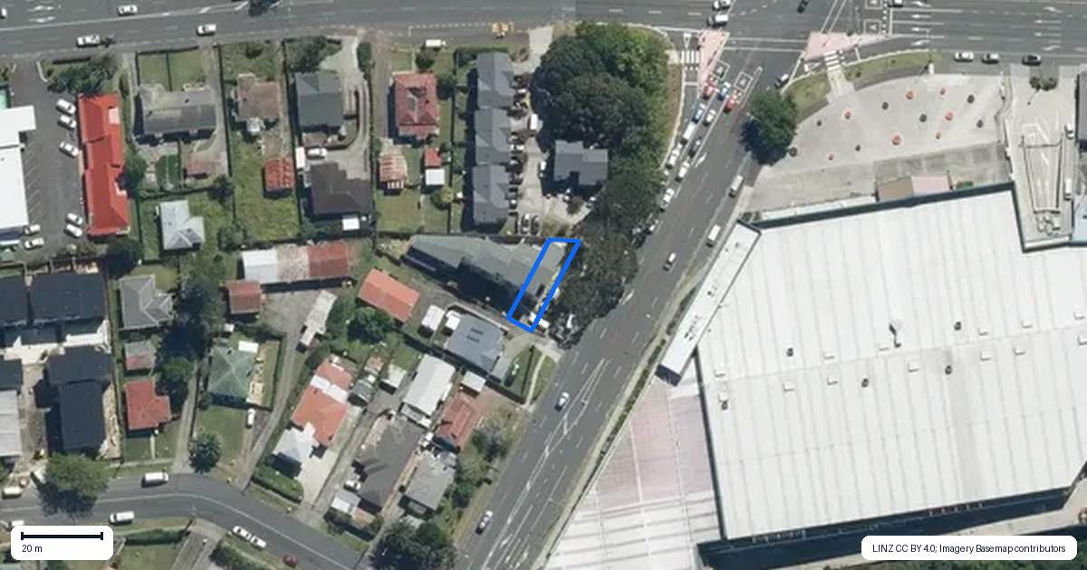 Property context map for 7A Titirangi Road, New Lynn, Auckland