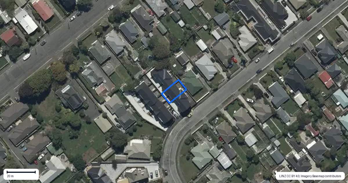 Property context map for 2/27 Evesham Crescent, Spreydon, Christchurch