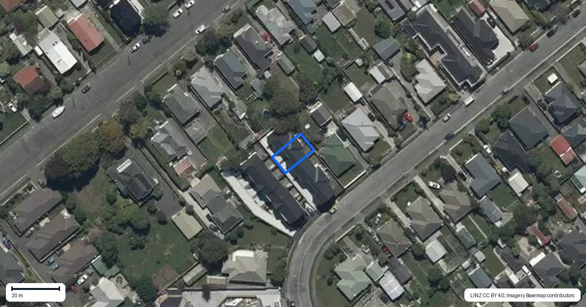 Property context map for 3/27 Evesham Crescent, Spreydon, Christchurch