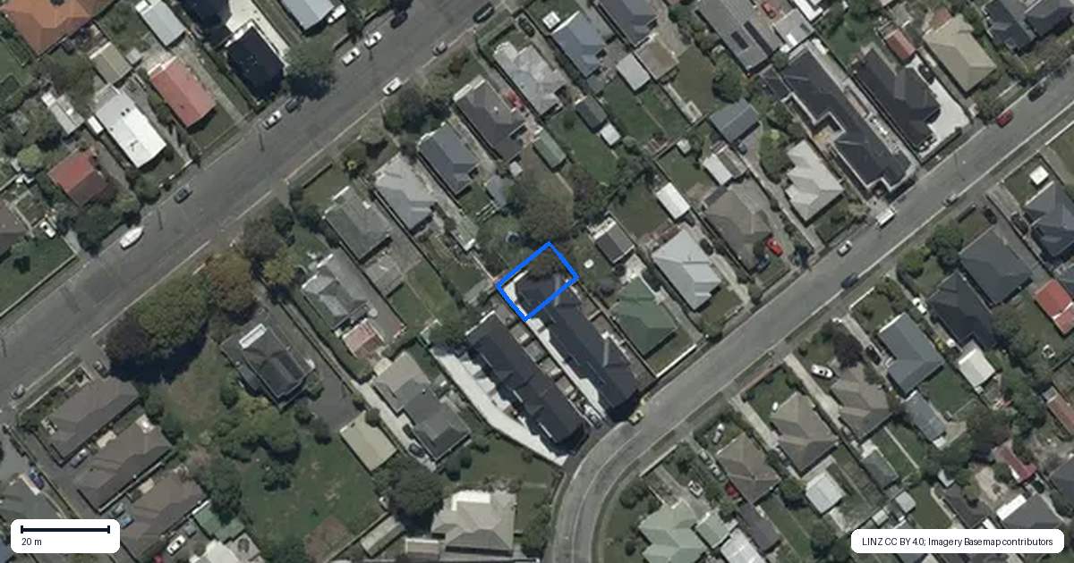 Property context map for 4/27 Evesham Crescent, Spreydon, Christchurch
