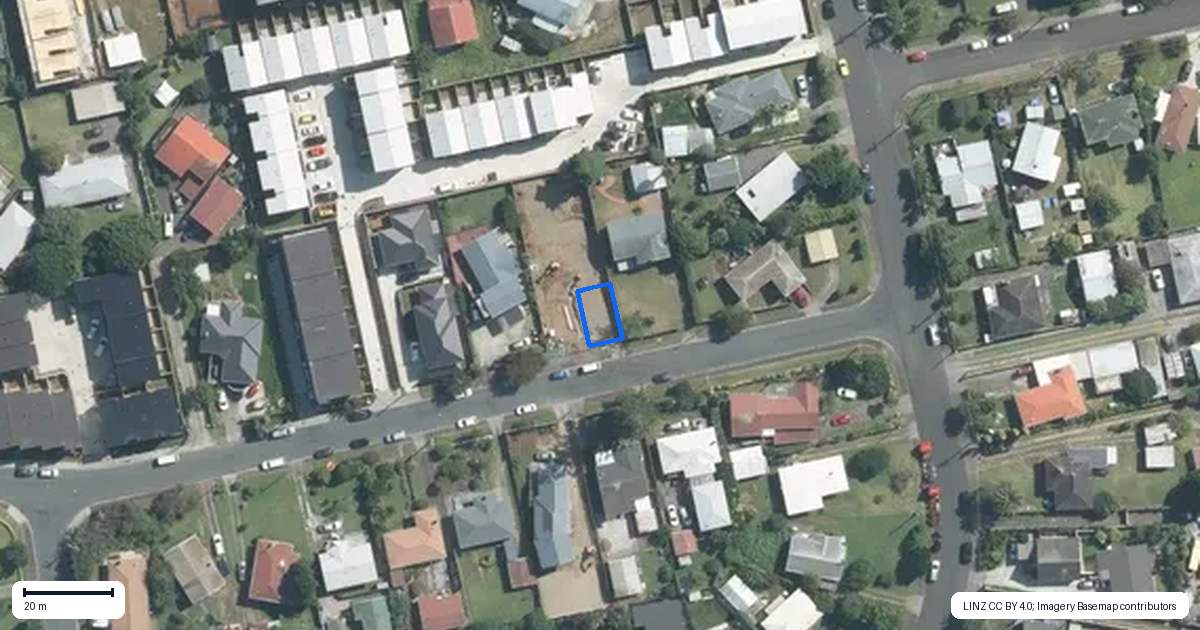 Property context map for 44B Parry Road, Mount Wellington, Auckland
