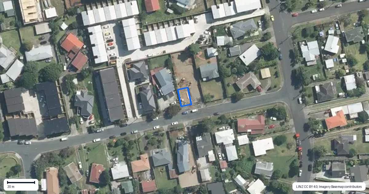 Property context map for 44A Parry Road, Mount Wellington, Auckland