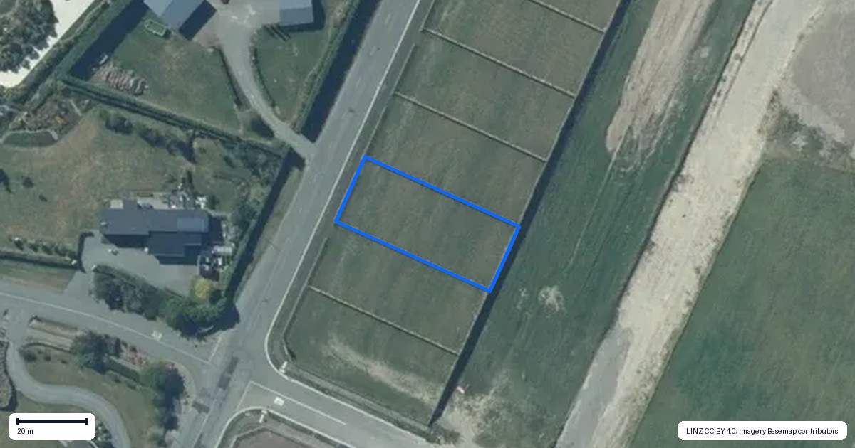 Property context map for 78 Kimberley Road, Darfield