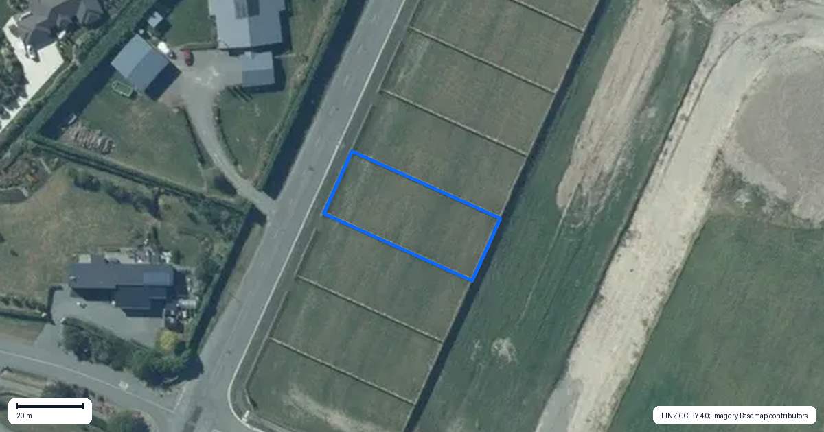Property context map for 80 Kimberley Road, Darfield