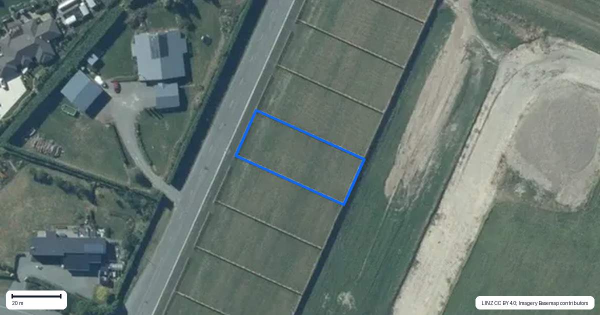Property context map for 82 Kimberley Road, Darfield