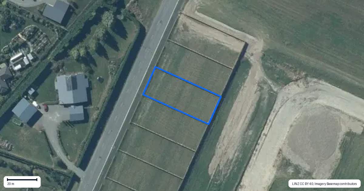 Property context map for 86 Kimberley Road, Darfield