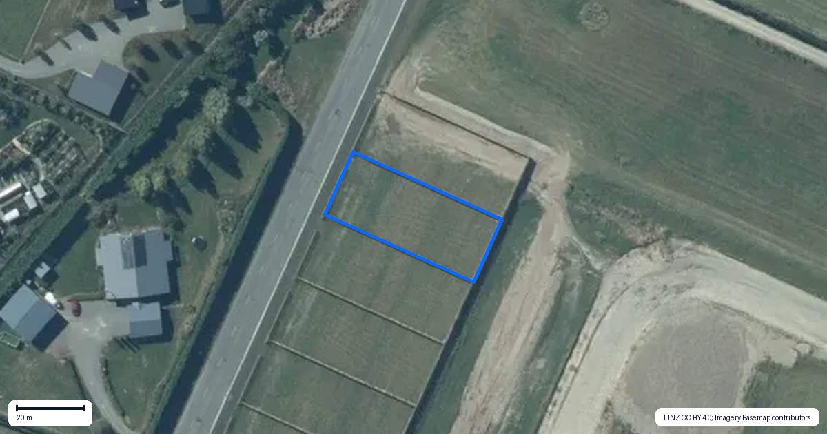 Property context map for 88 Kimberley Road, Darfield
