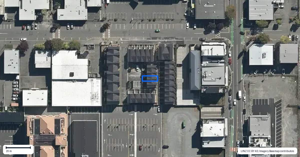 Property context map for 3/104 Peterborough Street, Christchurch Central, Christchurch