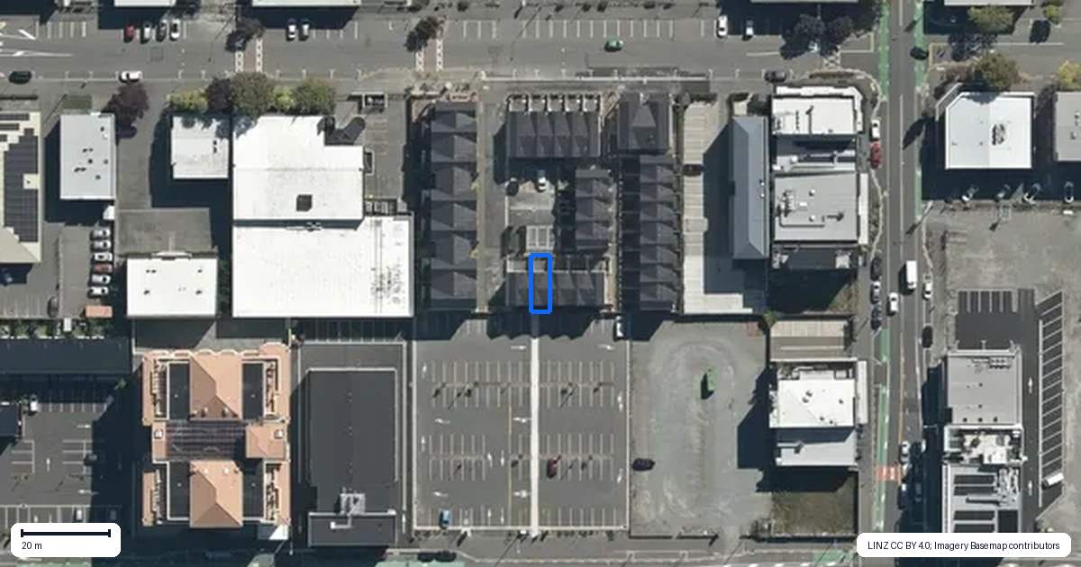 Property context map for 8/104 Peterborough Street, Christchurch Central, Christchurch