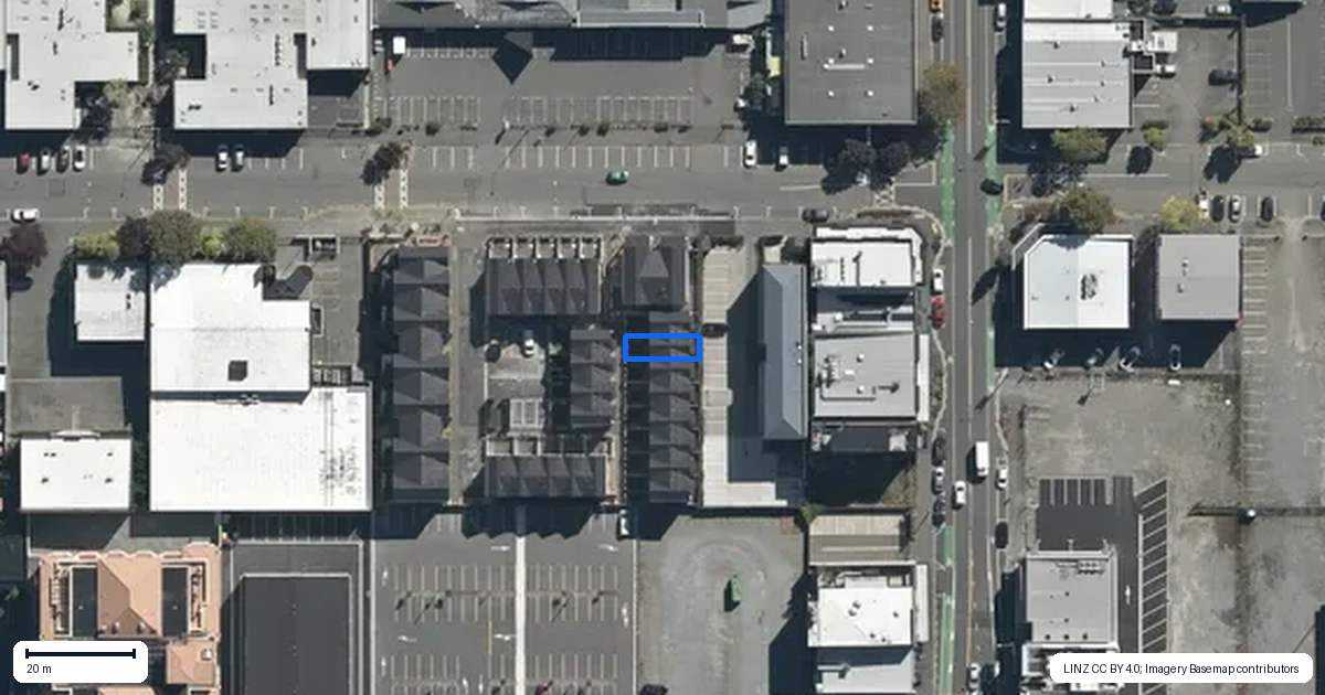 Property context map for 2/106 Peterborough Street, Christchurch Central, Christchurch