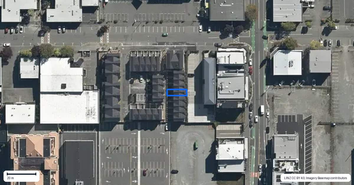 Property context map for 4/106 Peterborough Street, Christchurch Central, Christchurch