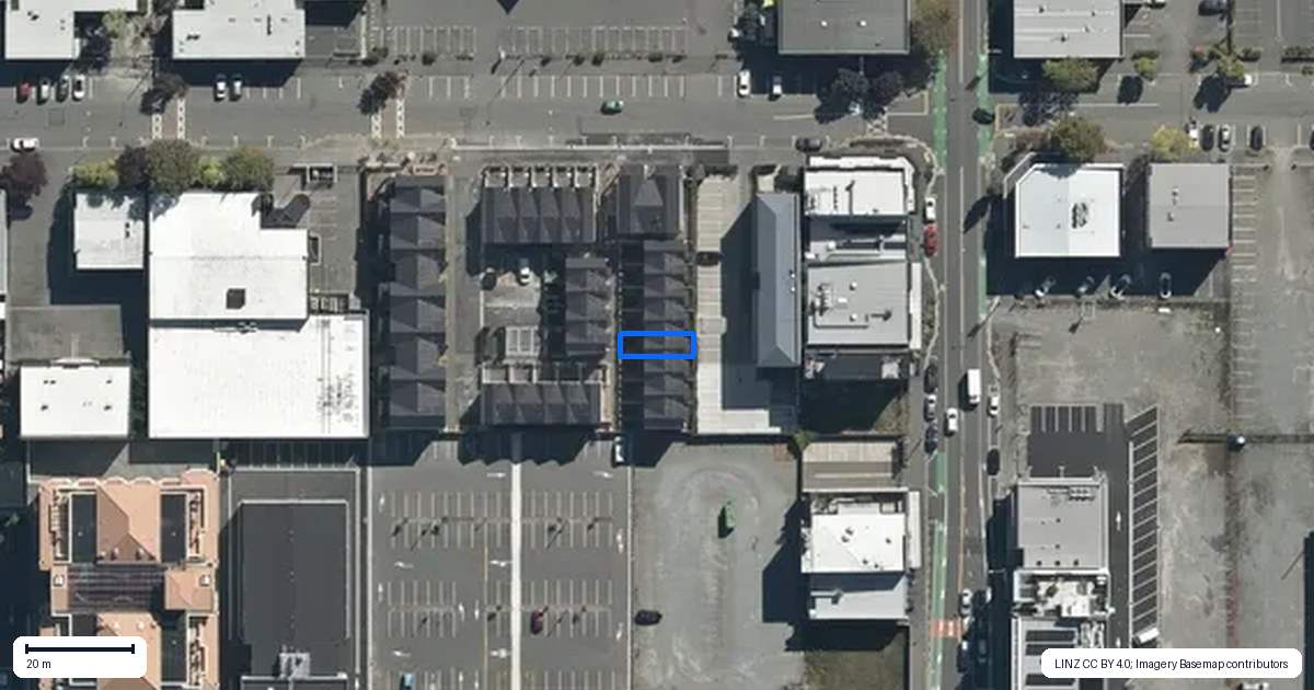 Property context map for 5/106 Peterborough Street, Christchurch Central, Christchurch