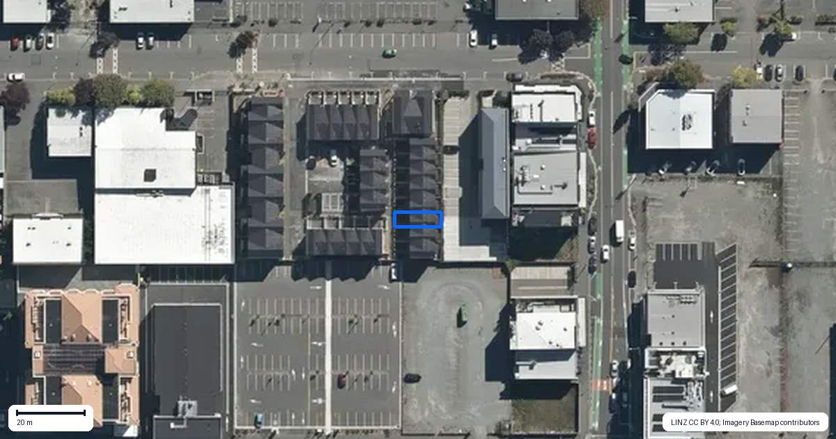 Property context map for 6/106 Peterborough Street, Christchurch Central, Christchurch