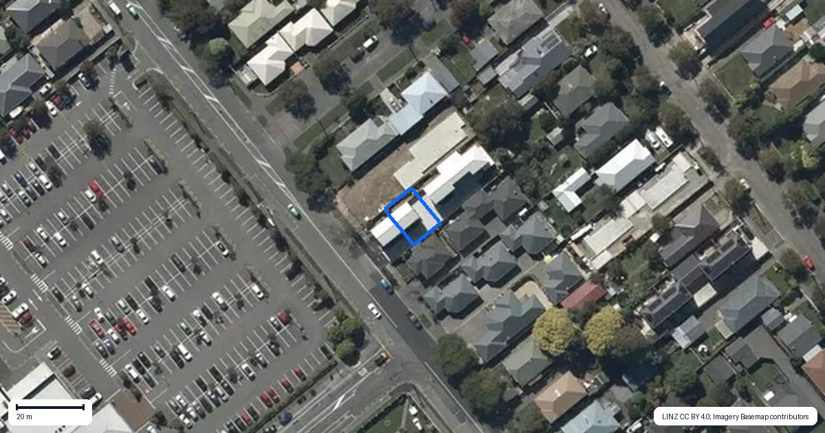 Property context map for 26B Simeon Street, Spreydon, Christchurch