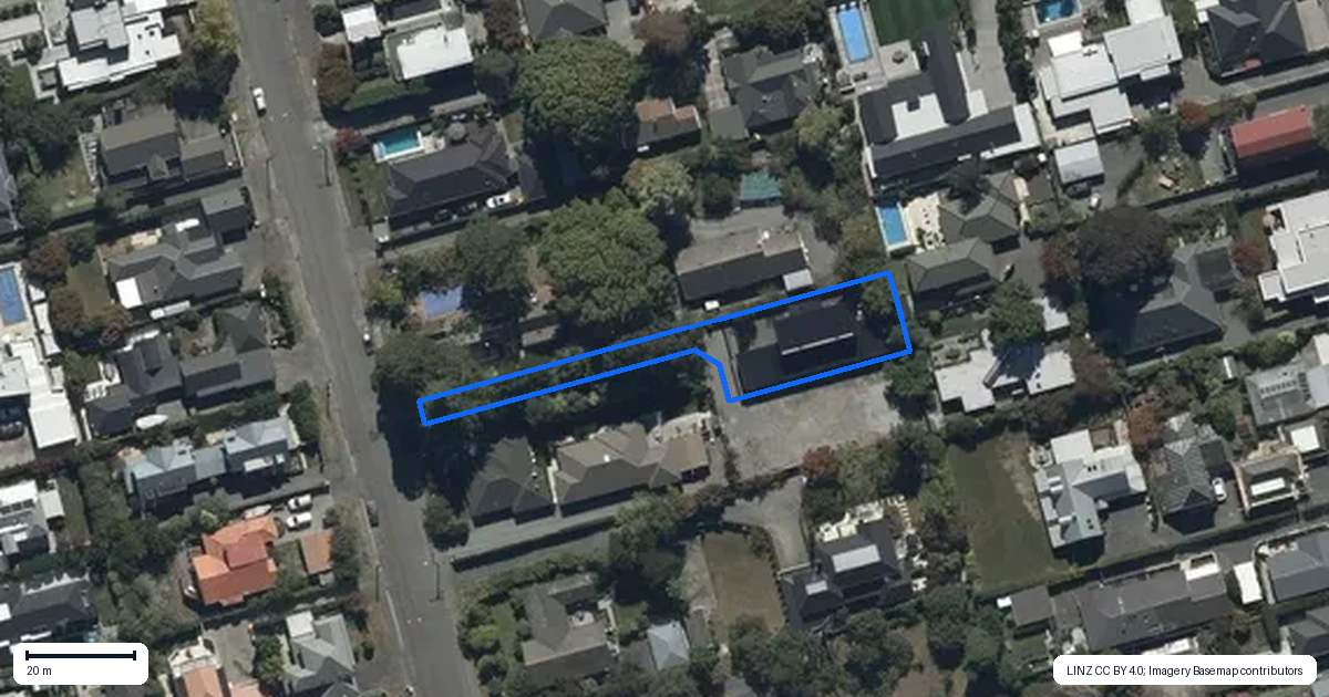 Property context map for 26C Bryndwr Road, Fendalton, Christchurch