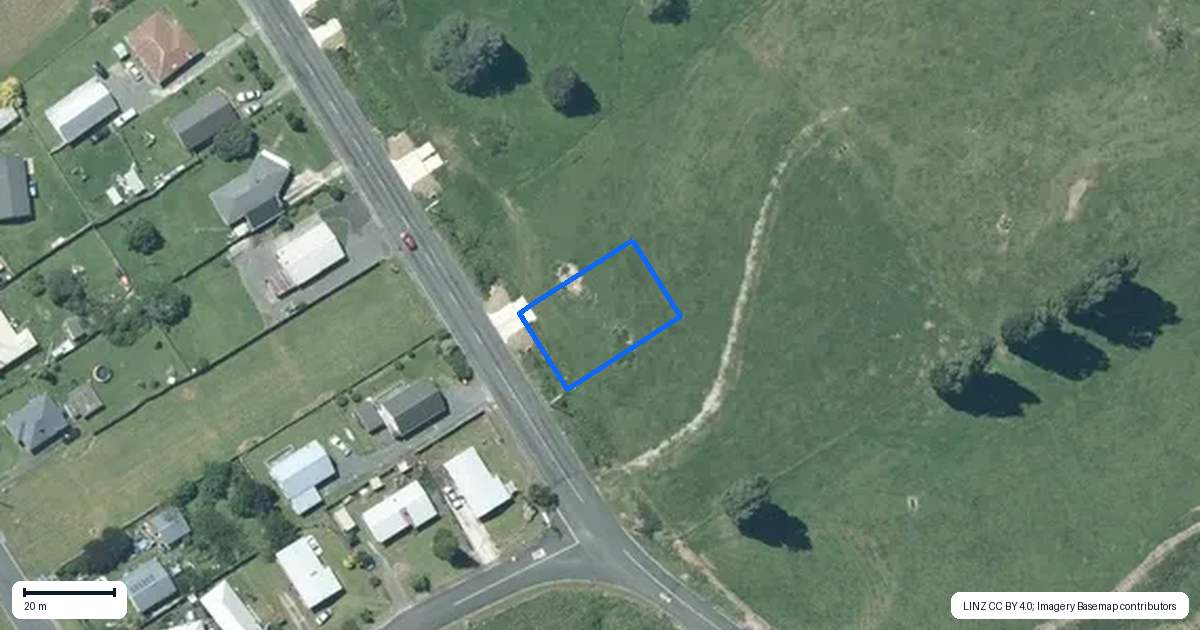 Property context map for 99 William Street, Te Kuiti